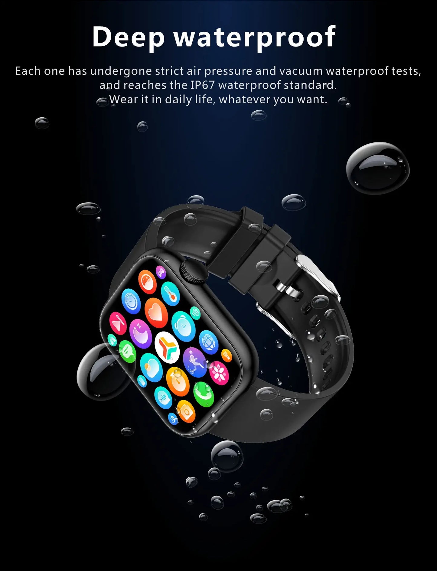 LIGE New Smart Watch 2024 Wireless Charging Smartwatch Bluetooth Calls Men Women Smartwatches Fitness Bracelet Custom Watch Face