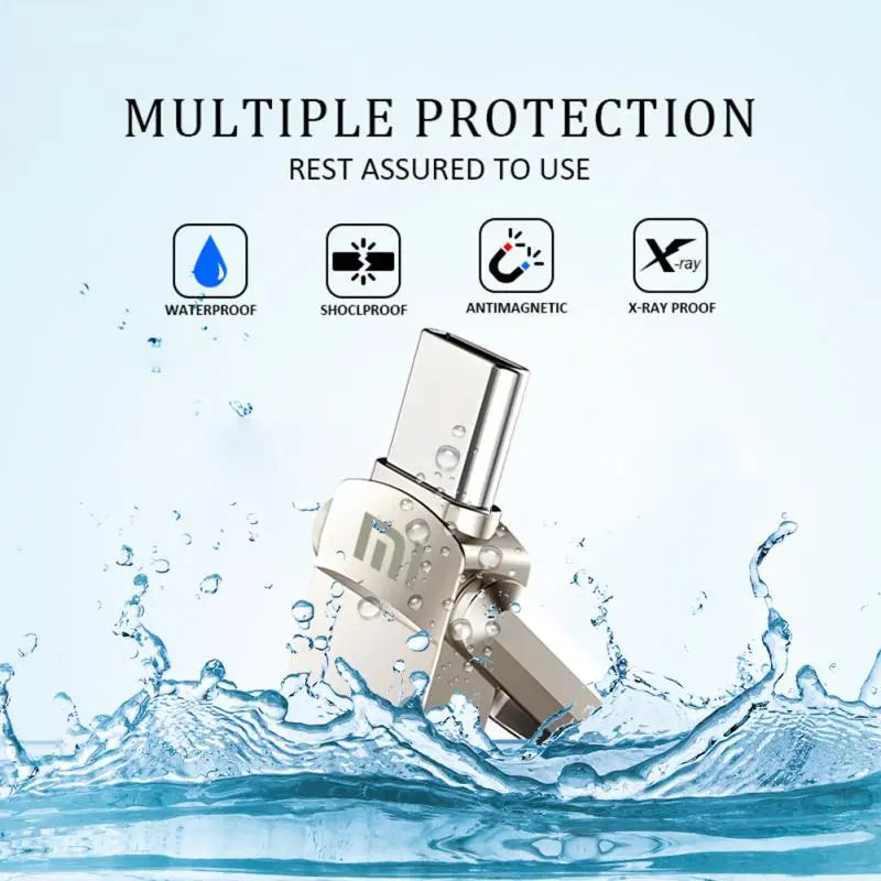 Xiaomi mijia Pen Drive 2 TB USB 3.0 Flash Metal Drive 1TB Large Capacity High-Speed Transfer Storage Memory U Disk Original