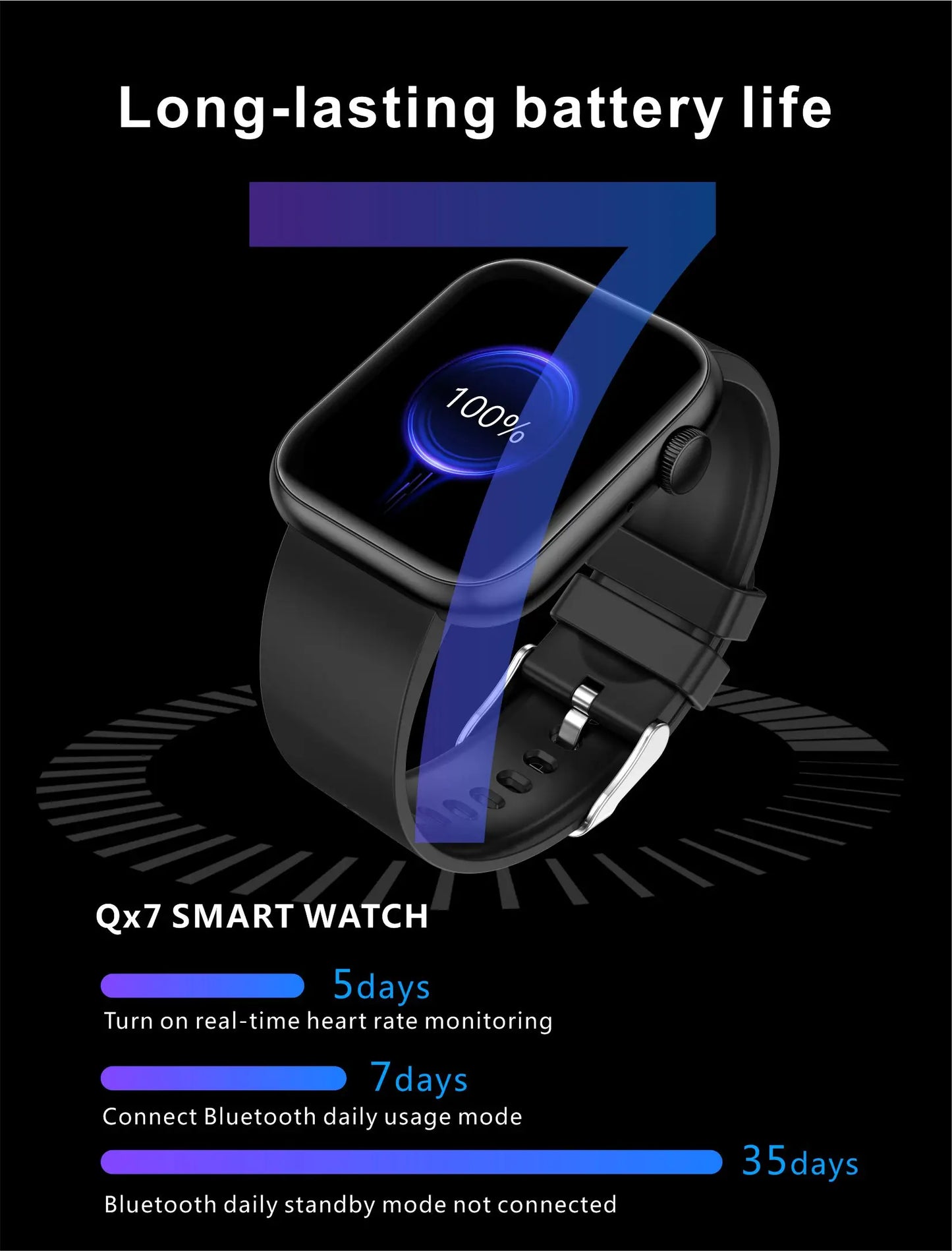 LIGE New Smart Watch 2024 Wireless Charging Smartwatch Bluetooth Calls Men Women Smartwatches Fitness Bracelet Custom Watch Face